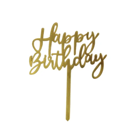 CAKE TOPPER - HAPPY BIRTHDAY